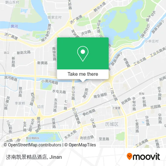济南凯景精品酒店 map