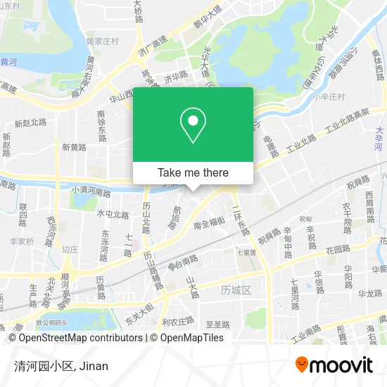 清河园小区 map