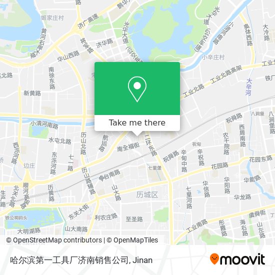 哈尔滨第一工具厂济南销售公司 map