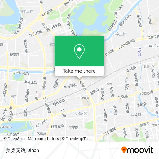 美巢宾馆 map
