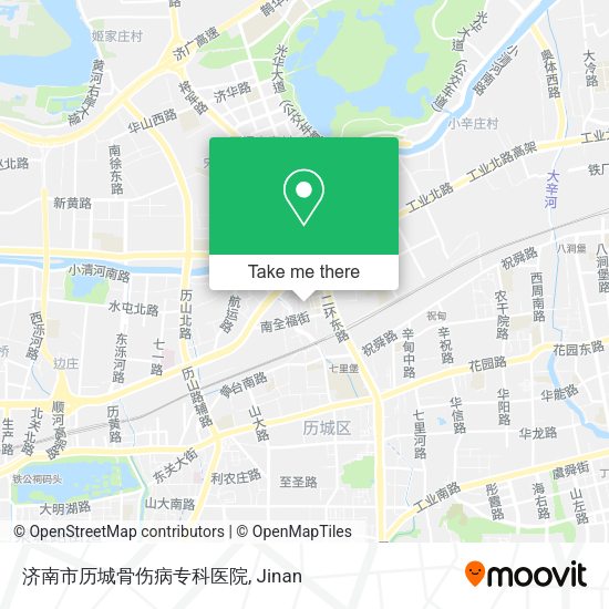 济南市历城骨伤病专科医院 map