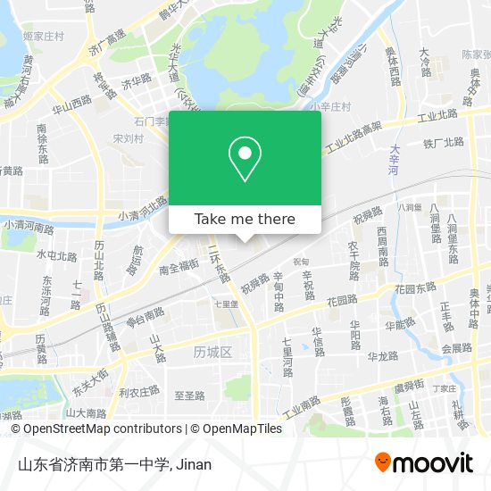 山东省济南市第一中学 map