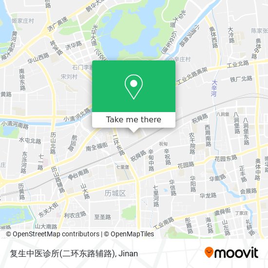 复生中医诊所(二环东路辅路) map