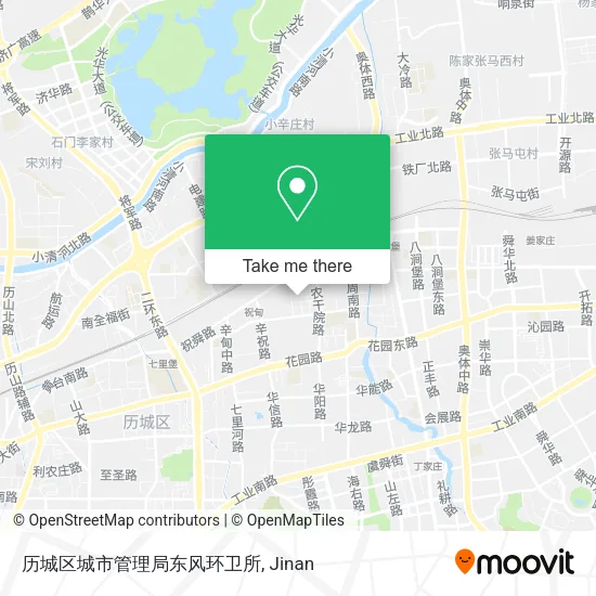 历城区城市管理局东风环卫所 map