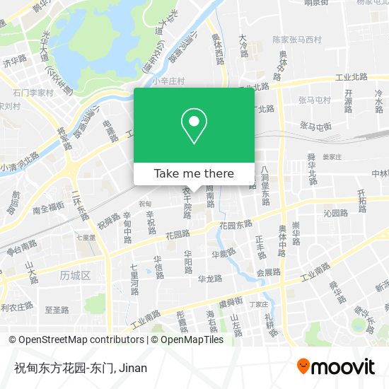 祝甸东方花园-东门 map