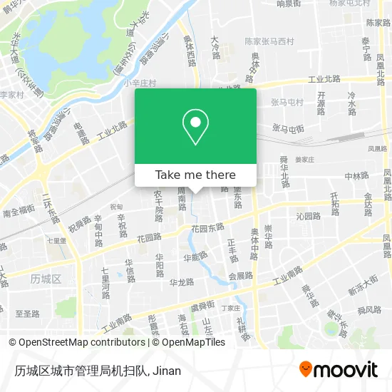 历城区城市管理局机扫队 map