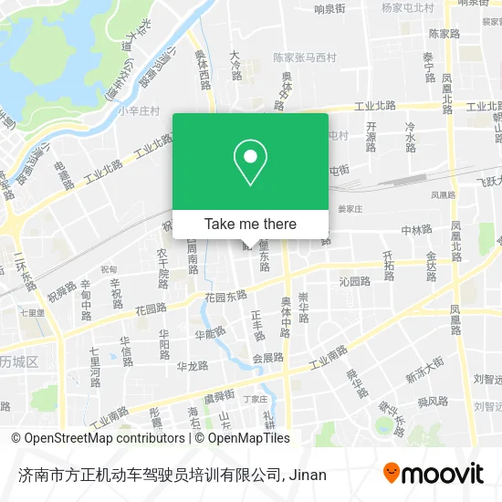济南市方正机动车驾驶员培训有限公司 map