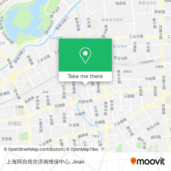 上海阿自倍尔济南维保中心 map