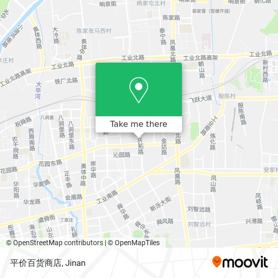 平价百货商店 map