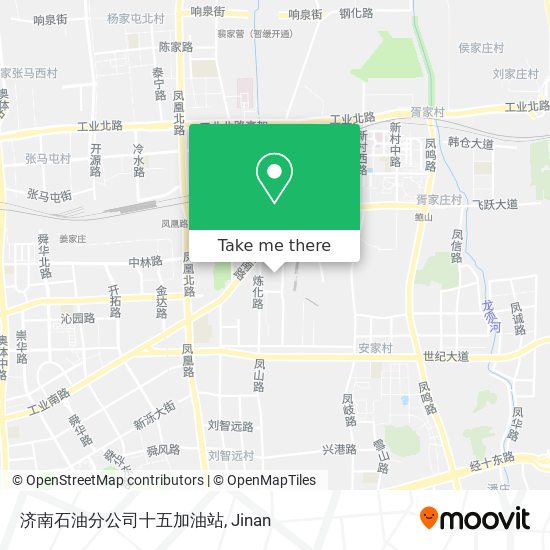 济南石油分公司十五加油站 map