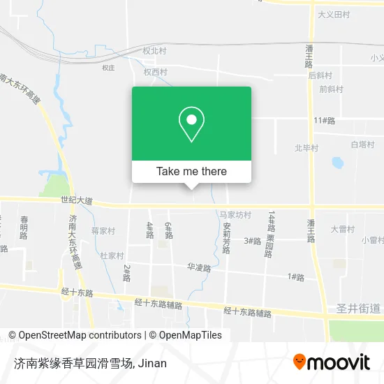 济南紫缘香草园滑雪场 map
