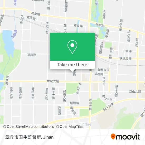 章丘市卫生监督所 map
