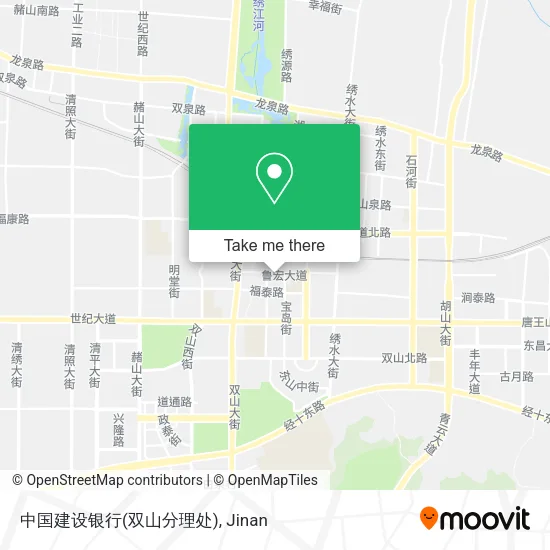 中国建设银行(双山分理处) map