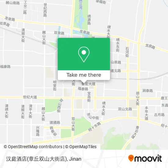 汉庭酒店(章丘双山大街店) map
