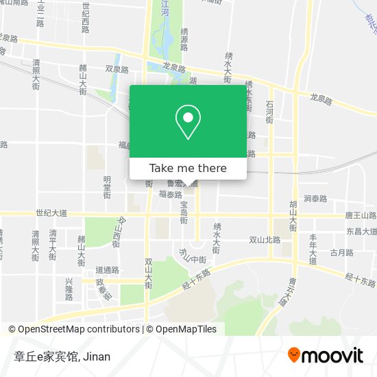章丘e家宾馆 map