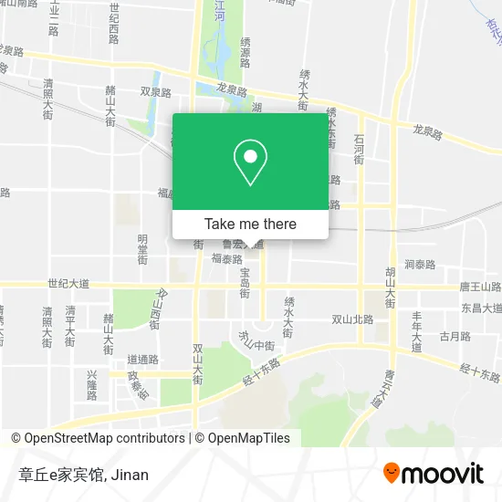 章丘e家宾馆 map