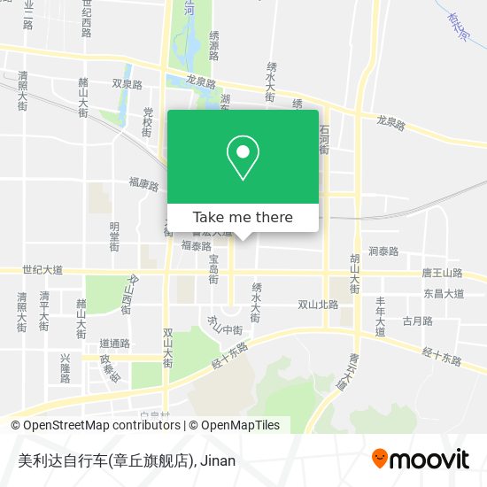 美利达自行车(章丘旗舰店) map