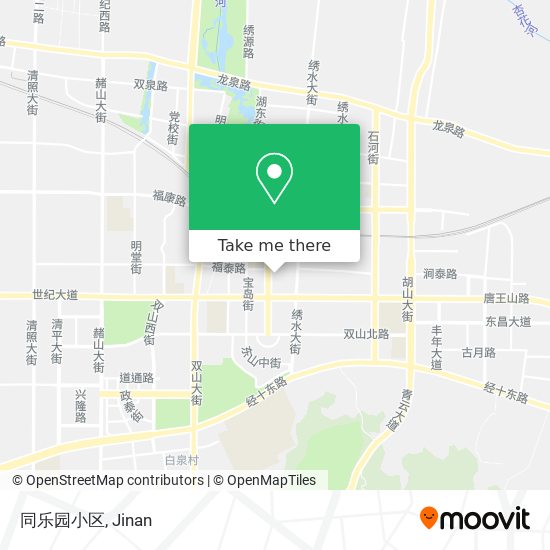 同乐园小区 map