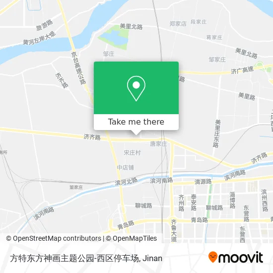 方特东方神画主题公园-西区停车场 map