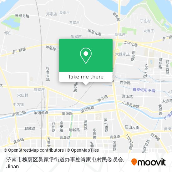 济南市槐荫区吴家堡街道办事处肖家屯村民委员会 map