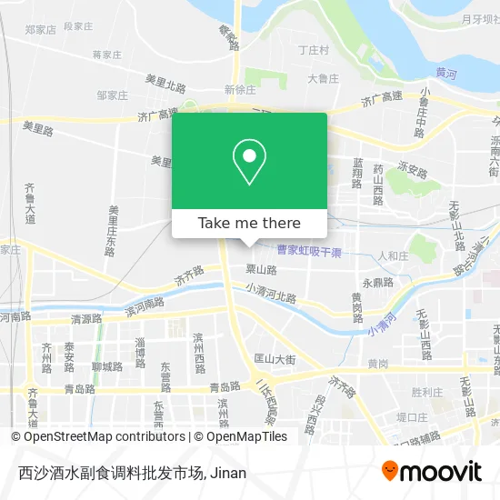 西沙酒水副食调料批发市场 map