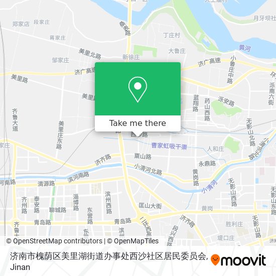 济南市槐荫区美里湖街道办事处西沙社区居民委员会 map