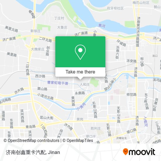 济南创鑫重卡汽配 map