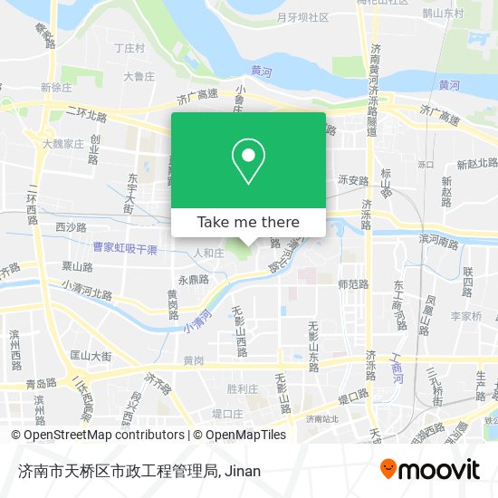 济南市天桥区市政工程管理局 map