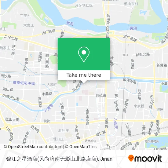 锦江之星酒店(风尚济南无影山北路店店) map