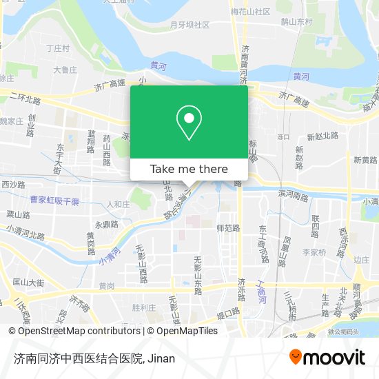 济南同济中西医结合医院 map