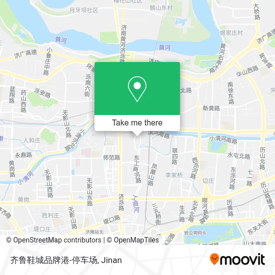 齐鲁鞋城品牌港-停车场 map