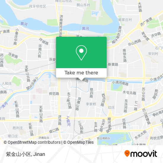 紫金山小区 map