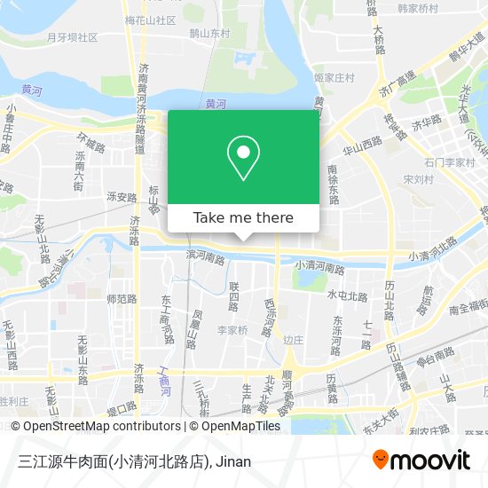 三江源牛肉面(小清河北路店) map