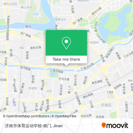 济南市体育运动学校-南门 map