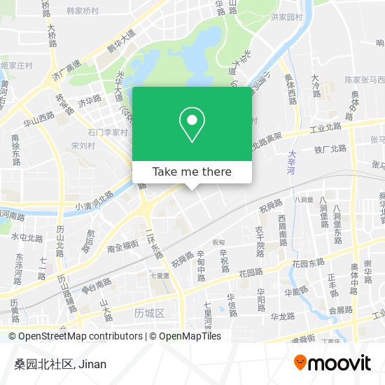 桑园北社区 map