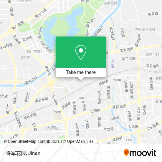 将军花园 map