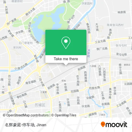 名辉豪庭-停车场 map