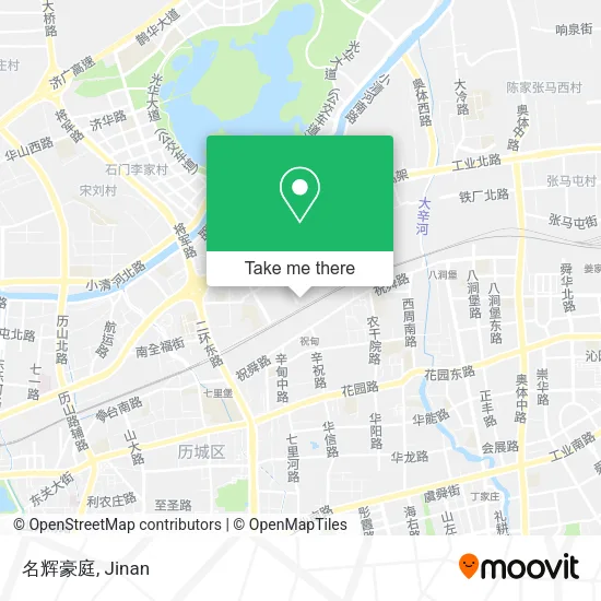 名辉豪庭 map