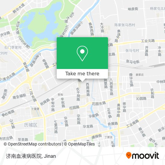 济南血液病医院 map