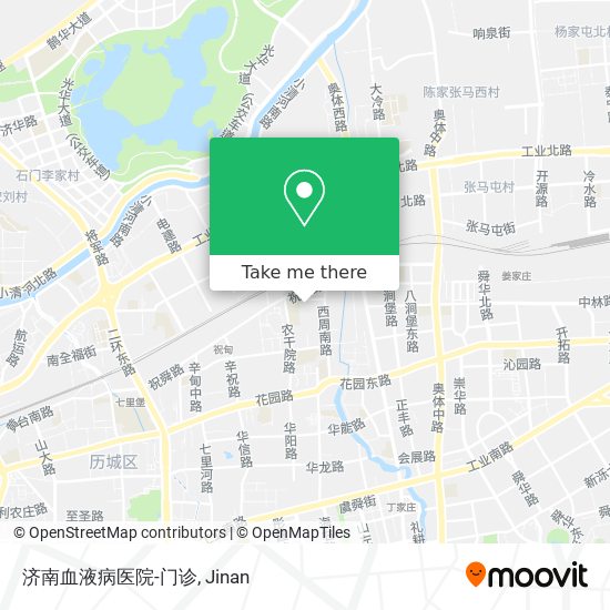 济南血液病医院-门诊 map
