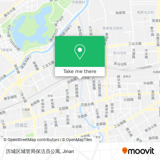 历城区城管局保洁员公寓 map