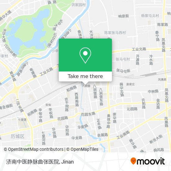 济南中医静脉曲张医院 map
