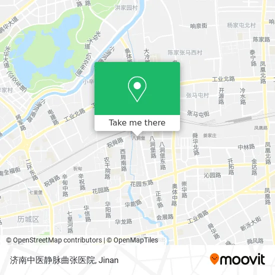 济南中医静脉曲张医院 map