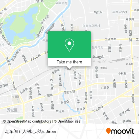 老车间五人制足球场 map