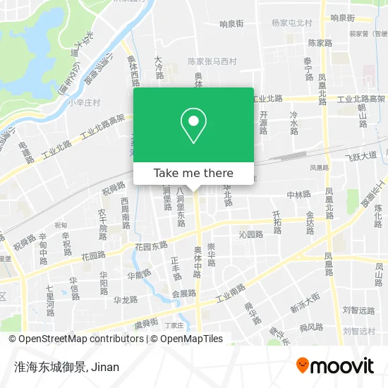 淮海东城御景 map