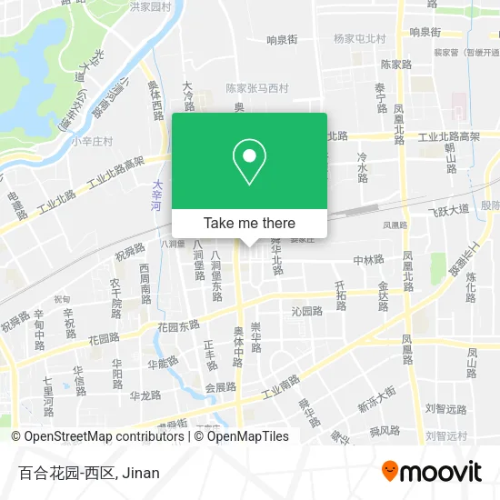 百合花园-西区 map