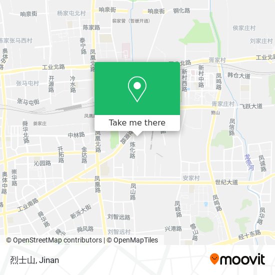烈士山 map