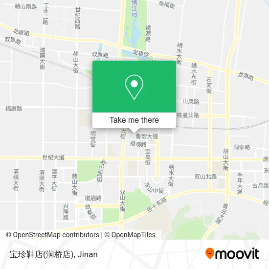 宝珍鞋店(涧桥店) map