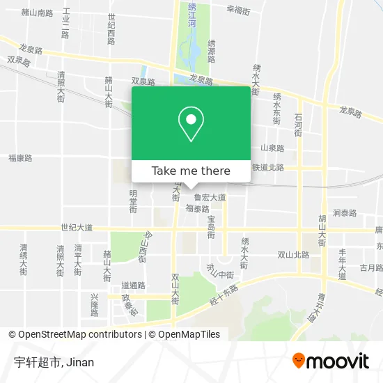 宇轩超市 map