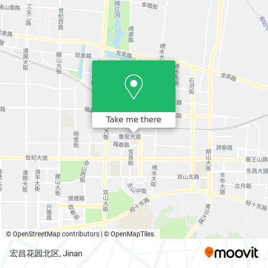 宏昌花园北区 map